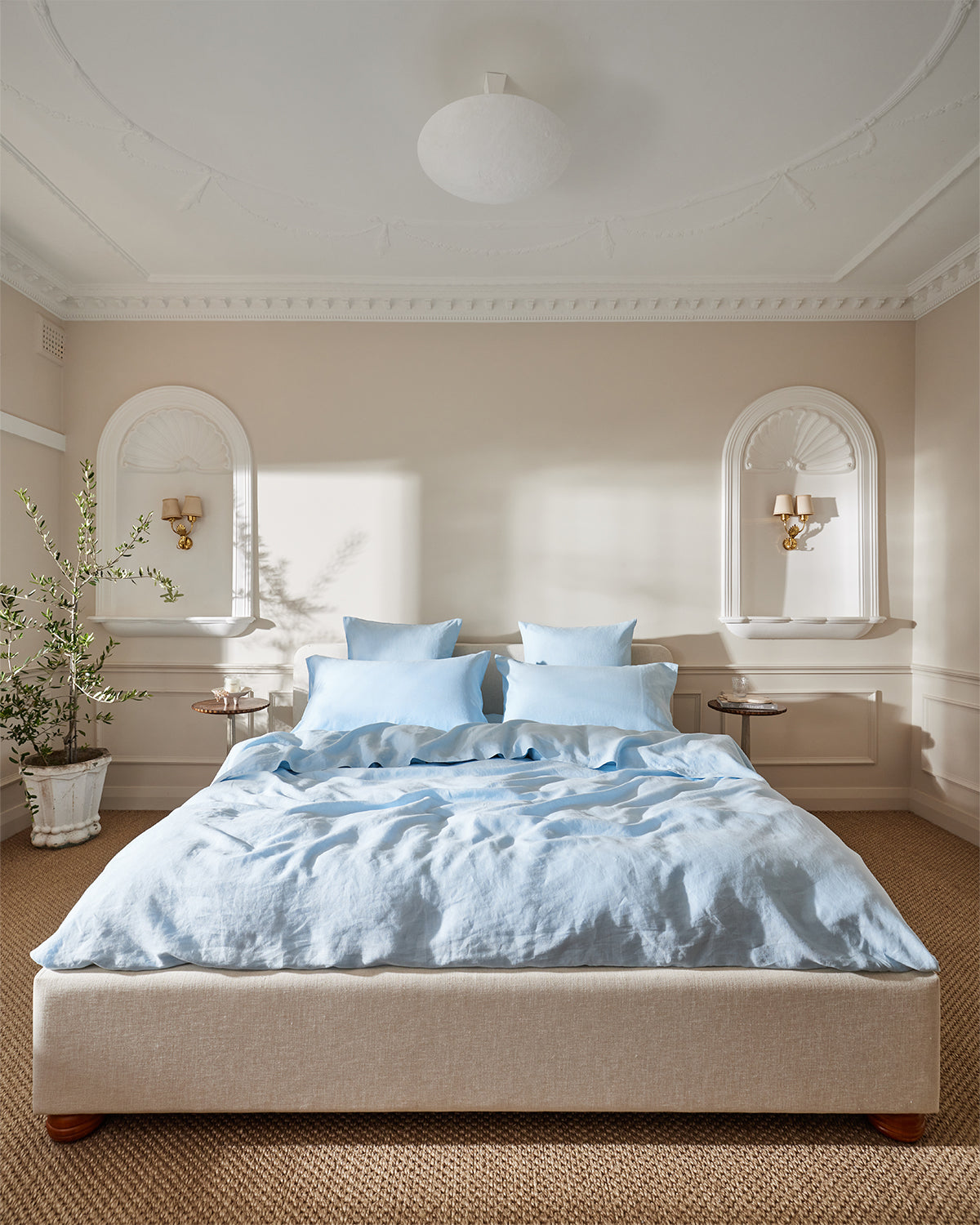 Coast 100% French Flax Linen Fitted Sheet Set